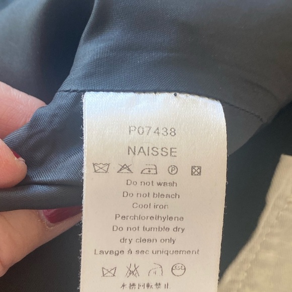 ANNE FONTAINE NAISSE BLACK ZIP JACKET / TOP - Picture 7 of 12